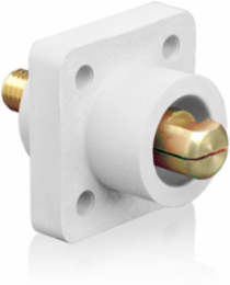 Male Panel Mount Receptacle, 90-Degree, 400 Amp, 600 Volt, #2-4/0 AWG