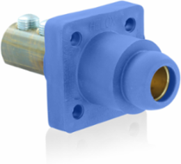 Female Receptacle 90-Degree, 2/0-4/0 AWG, 400 Amp, Double Set Screw Termination
