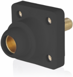 18 Series Female Receptacle, 90-Degree, #2 - 4/0 AWG, 1.125" Threaded Stud, Self-Clinching Nuts