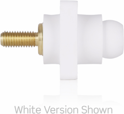 18 Series Female Receptacle, 90-Degree, #2 - 4/0 AWG, 1.125" Threaded Stud, Self-Clinching Nuts