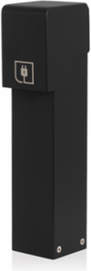 Power Pedestal Kit, Flush Hinge, Surface Mount