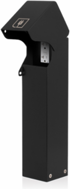 Power Pedestal Kit, Flush Hinge, Surface Mount