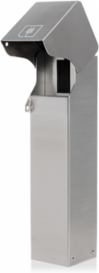 Power Pedestal, Flush Hinge, Surface Mount
