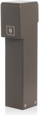 Power Pedestal, Flush Hinge, Surface Mount