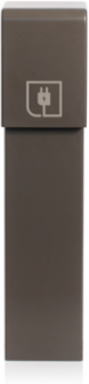 Power Pedestal, Flush Hinge, Surface Mount