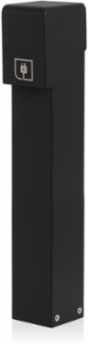 Power Pedestal, Flush Hinge, Surface Mount