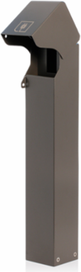 Power Pedestal, Flush Hinge, Surface Mount