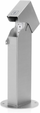Power Pedestal Kit, Standard Hinge, Surface Mount