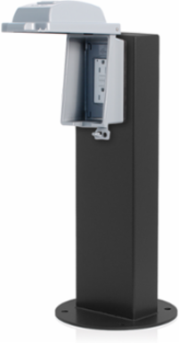 Power Pedestal Kit, No Hinge, Surface Mount