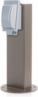 Power Pedestal Kit, No Hinge, Surface Mount