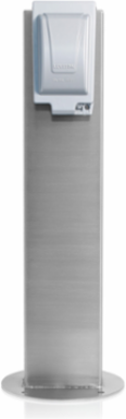 Power Pedestal Kit, No Hinge, Surface Mount