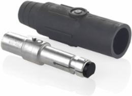 Male Plug 350-500 MCM Crimp Tube 600 Amp 600 Volt Black