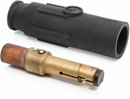 22 Series Male Plug, 500-750 MCM, Crimp Tube Termination