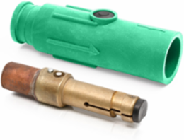 22 Series Male Plug, 500-750 MCM, Crimp Tube Termination