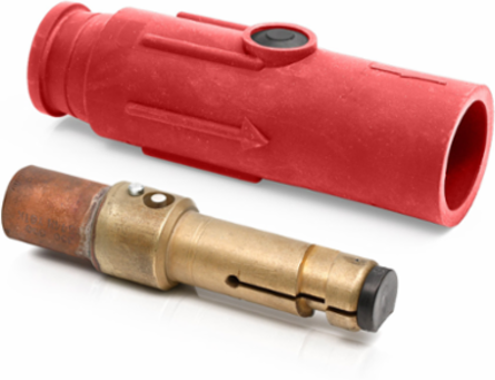 22 Series Male Plug, 500-750 MCM, Crimp Tube Termination