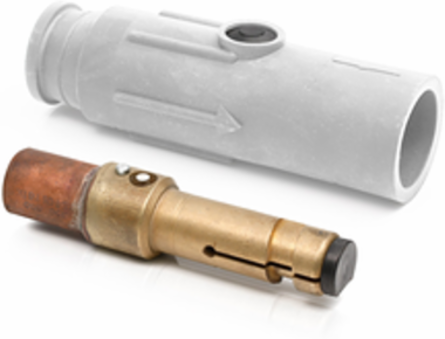 22 Series Male Plug, 500-750 MCM, Crimp Tube Termination