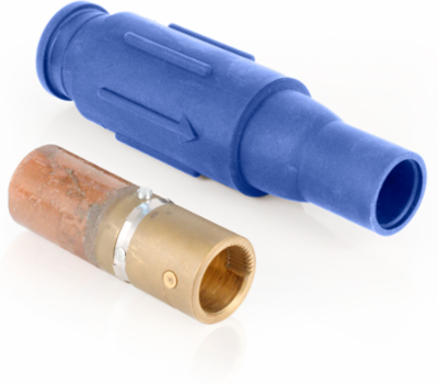 22 Series Female Plug, 500-750 MCM, Crimp Tube Termination