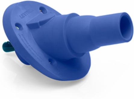 22 Series Female Receptacle, 30-Degree, 250-777 MCM, 1" Threaded Stud