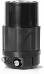 Locking Connector 20 Amp 250 Volt NEMA L6-20R Industrial Grade Black