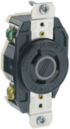 Industrial Grade 20 Amp 277 Volt Flush Mount Locking Receptacle, NEMA L7-20R