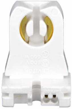 Medium G13 Bi-Pin Fluorescent Lampholder 600 Volt Low Profile Quick-Connect