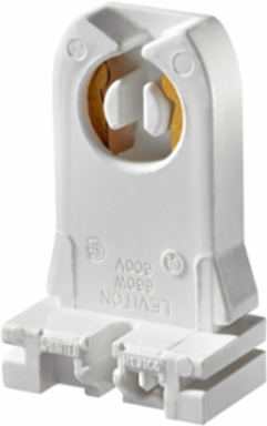 Fluorescent Lampholder, Medium Bi-Pin, 660W-600V, Quick-Connect, Tall Profile