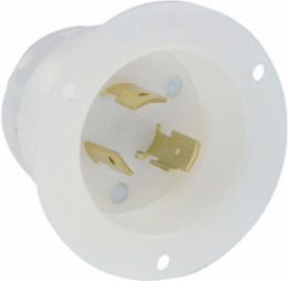 Industrial Grade 20 Amp 125/250 Volt Locking Receptacle NEMA L10-20P