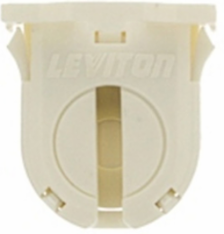 Fluorescent Lampholder T8, 16MM Center, Small Bi-Pin, 660W-600V, Snap-In