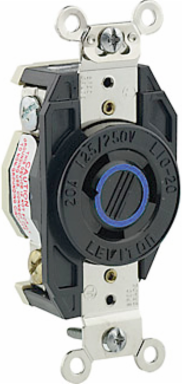 20 Amp 250 Volt Industrial Grade Locking Receptacle NEMA L11-20R 3-Phase