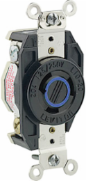 20 Amp 250 Volt Industrial Grade Locking Receptacle NEMA L11-20R 3-Phase