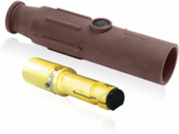 23 Series Male Plug, 350-500 MCM, Crimp Tube Termination