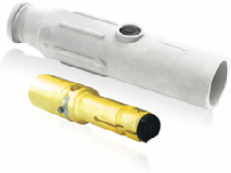 23 Series Male Plug, 350-500 MCM, Crimp Tube Termination