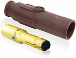 23 Series Male Plug, 500-750 MCM, Crimp Tube Termination