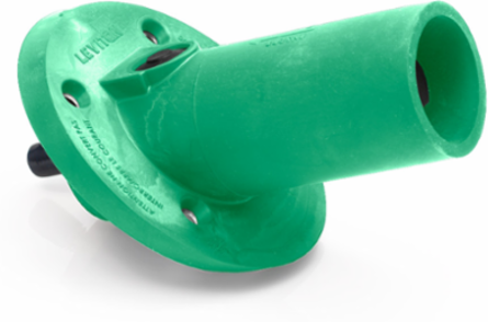 23 Series Male Receptacle, 30-Degree, 250-777 MCM, 1" Threaded Stud