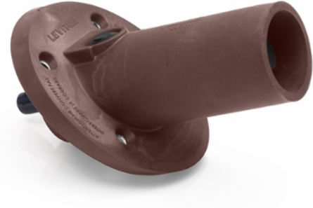 23 Series Male Receptacle, 30-Degree, 250-777 MCM, 1" Threaded Stud