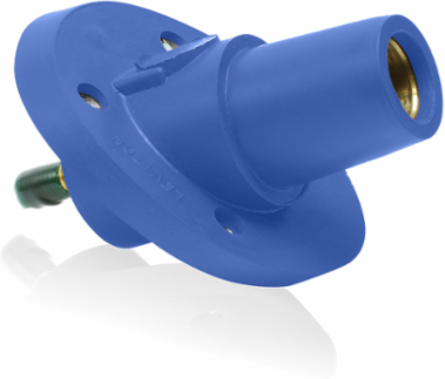 23 Series Female Receptacle, 30-Degree, 250-777 MCM, 1.125" Threaded Stud