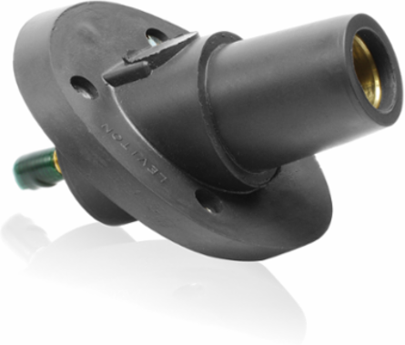 23 Series Female Receptacle, 30-Degree, 250-777 MCM, 1.125" Threaded Stud