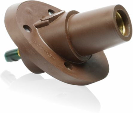 23 Series Female Receptacle, 30-Degree, 250-777 MCM, 1.125" Threaded Stud