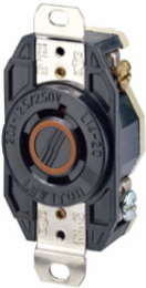 Industrial Grade Locking Receptacle 20 Amp 125/250 Volt NEMA L14-20R 3P 4W