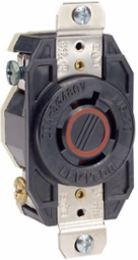 20 Amp Locking Receptacle, 480 Volt, 3-Phase, NEMA L16-20R, Industrial Grade