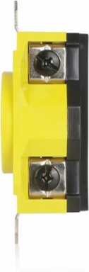 20 Amp 250 Volt Flush Mount Locking Receptacle NEMA L15-20R, Corrosion Resistant