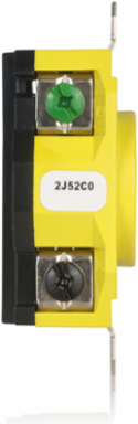 20 Amp 250 Volt Flush Mount Locking Receptacle NEMA L15-20R, Corrosion Resistant