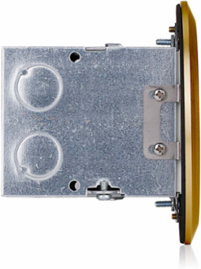 15 Amp 1-Gang Floor Box Assembly, Tamper-Resistant, Ivory, NEMA 5-15R