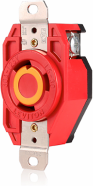 V-0-Max Flush Mtg Locking Receptacle