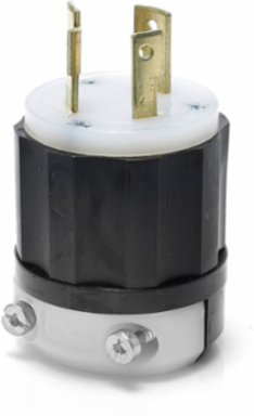 Locking Plug 30 Amp 480 Volt NEMA L8-30P Impact Modified Nylon