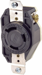 30 Amp 600 Volt NEMA L9-30R Flush Mount Locking Receptacle, Industrial Grade