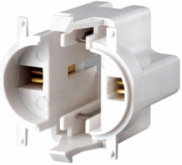 G23 Base Compact Fluorescent Lampholder, 5W 7W 9W, Vertical, Quick-Connect