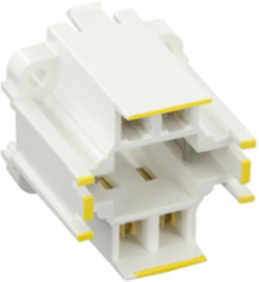 GX24q-4 Base 42W 4-Pin Compact Fluorescent Lampholder, 600V, Yellow Color Code
