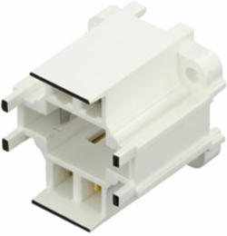 Compact Fluorescent Lampholder, G24q-1 Base, 10W 13W, Vertical, Black Color Code