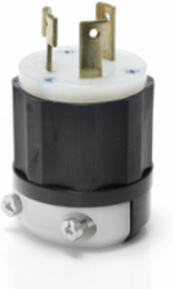 Industrial Grade Locking Plug, 30 Amp, 480 Volt, NEMA L12-30P